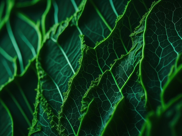 green leaf background