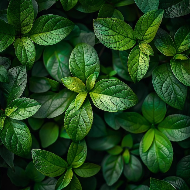 Green Leafs Background