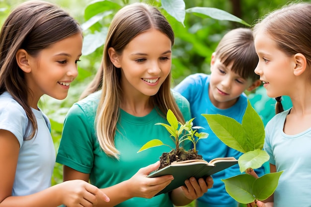 Green Learning Haven Kids Embracing Education in EcoFriendly Environments