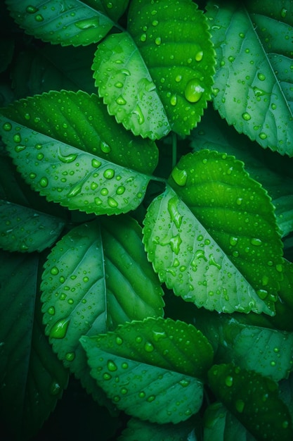 Green Leaves Ai generative