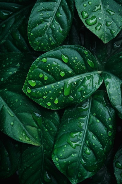 Green Leaves Ai generative