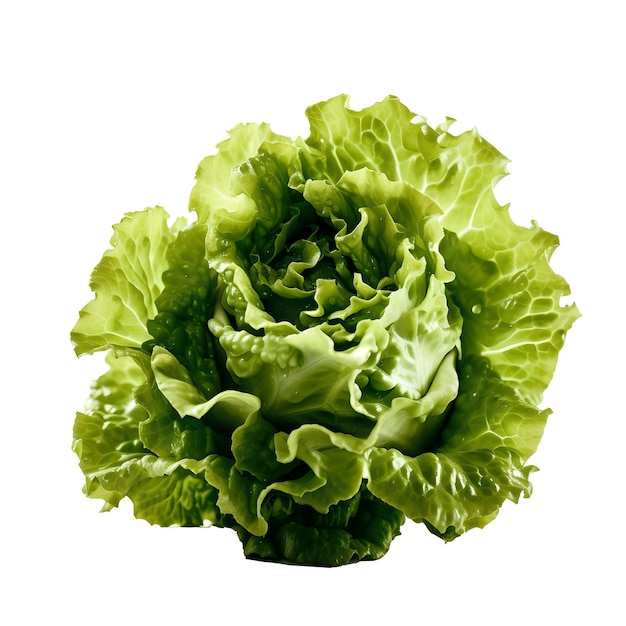 A green lettuce