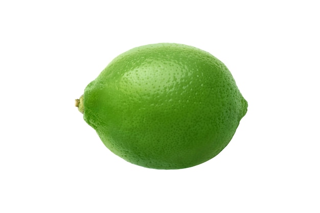 Green lime isolated    