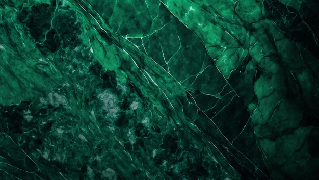 A green marble with a dark green background