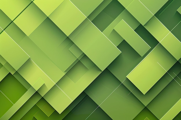 Green Modern Abstract Geometric Background for Design