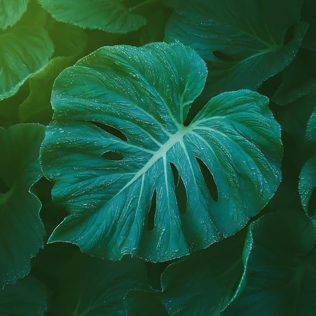 Green nature leaf