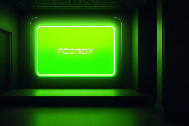 a green neon sign that says quot natural gas quot in a dark room