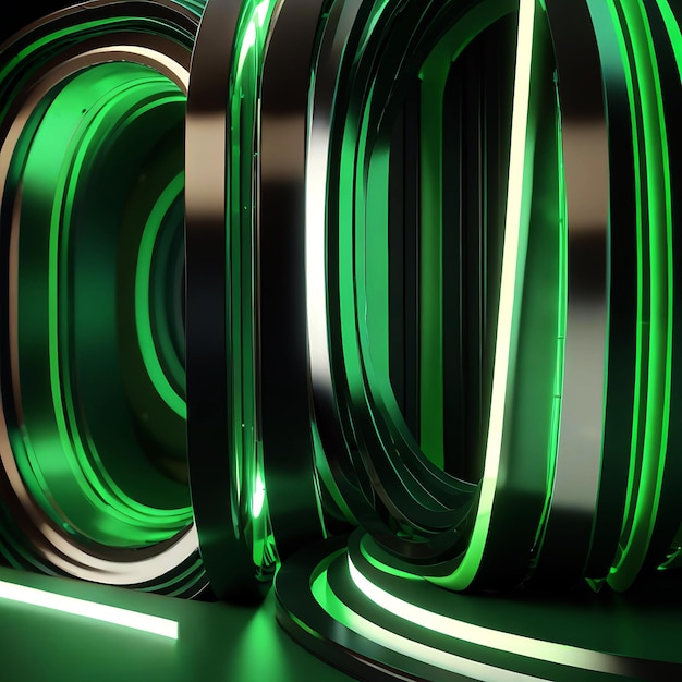 a green neon sign that says quot verizon quot is lit up in a dark room