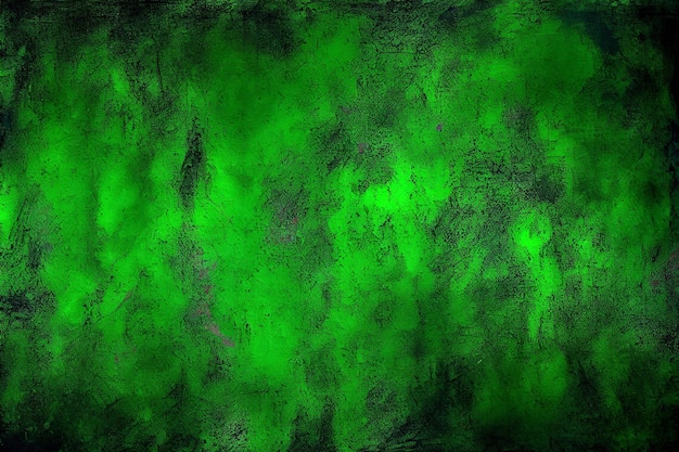 Green old grunge background Generative AI