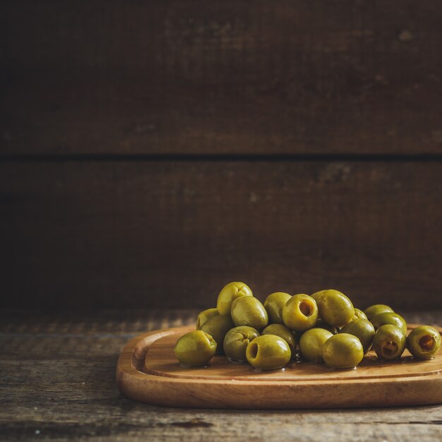 green olives, delicious delicacy