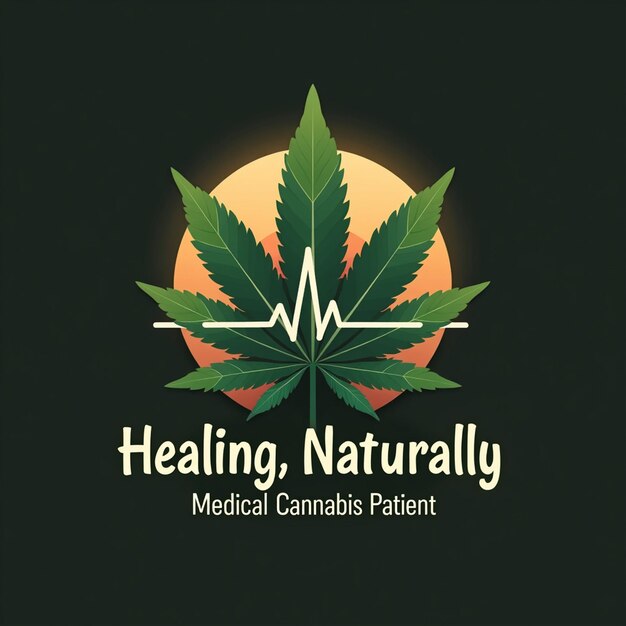 Photo a green and orange logo that says  healing medical care