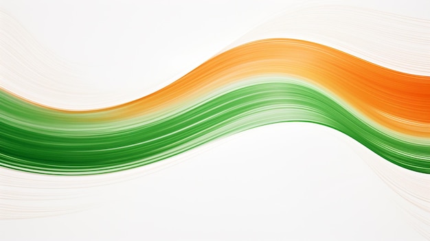 a green and orange stripe is shown on a white background