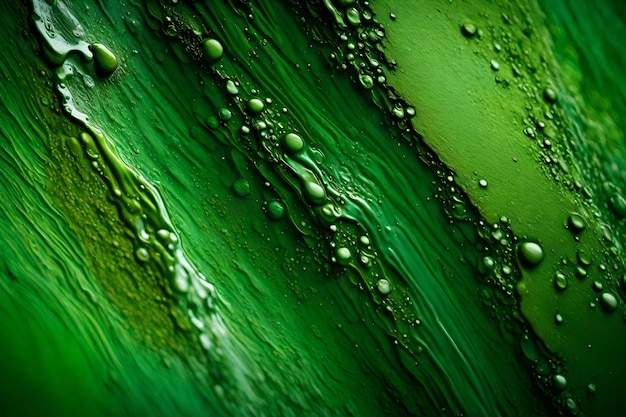 Green paint macro texture