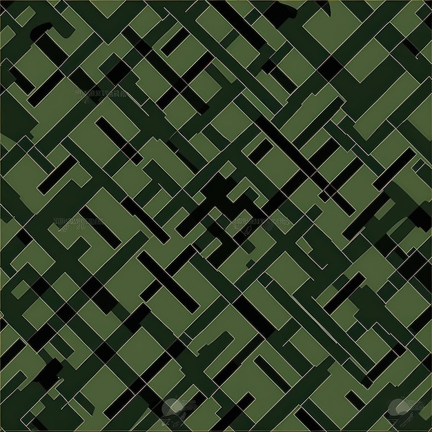 A green pattern with the letter x in the middle