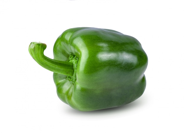 Green pepper isolated