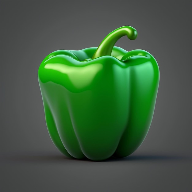 green pepper with beautiful background