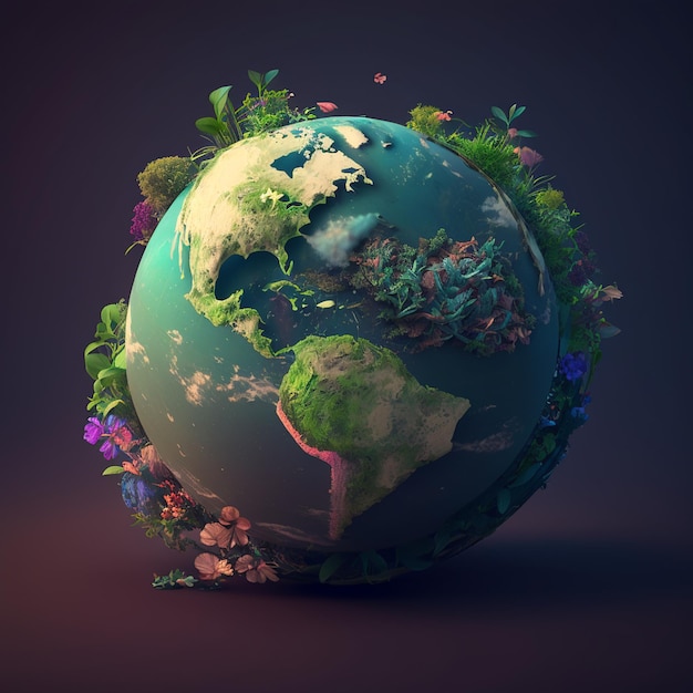 green planet earth