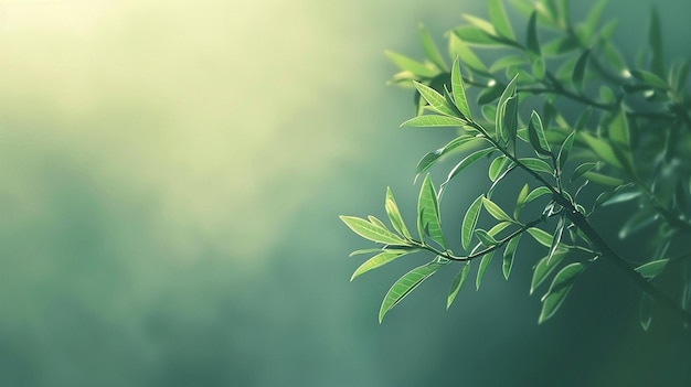 a green plant with green leaves on a green background