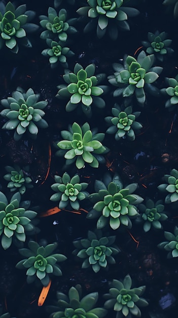 green plants in a garden