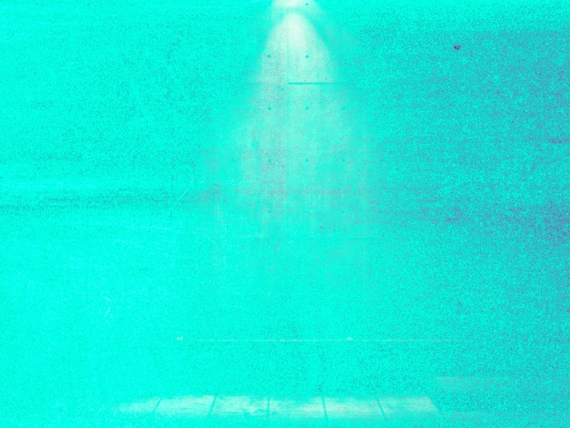 A green pool with a light on it and the word pool on the bottom.