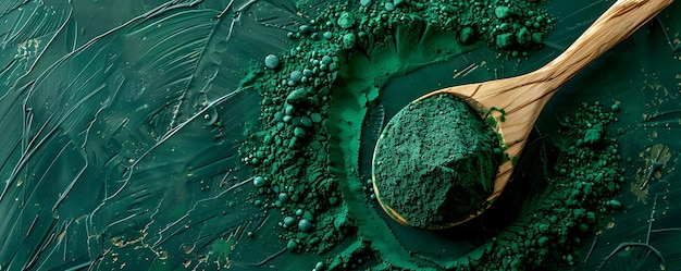 a green and purple palette of powder is shown in this image