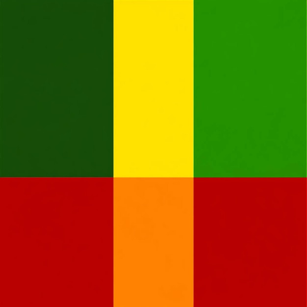 Photo a green and red background with a red and yellow line