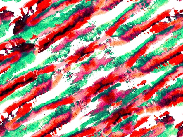 Green and Red Stripes Seamless Pattern Geometric Animal Texture Zebra Skin Print Animal Camouflage Background African Pattern Watercolor Camouflage Design Abstract Safari Tile