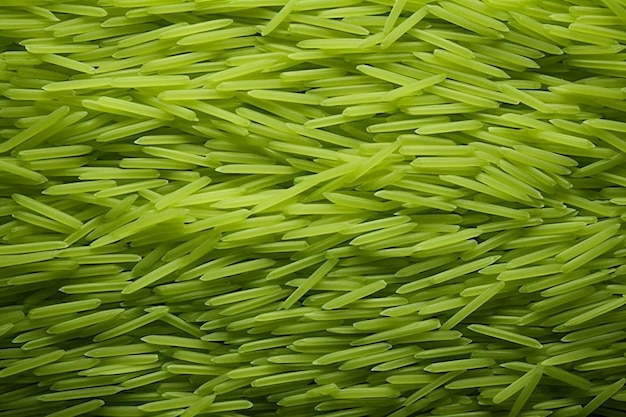 Green rice in the morning for background