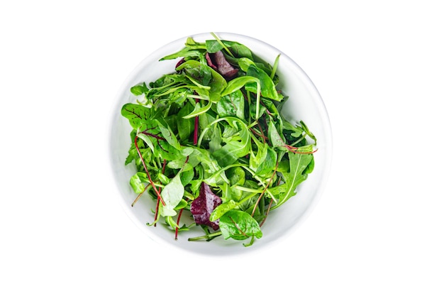 green salad leaves mix arugula spinach lettuce frise radicchio salad fresh dietary healthy meal