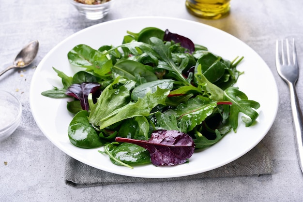 Green salad with arugula