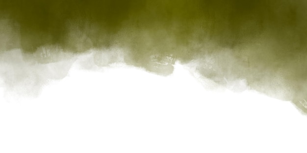 A green smoke with a white background