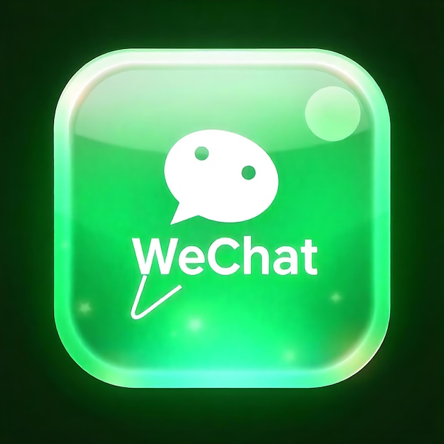 a green square with a message that says quot chat quot on it