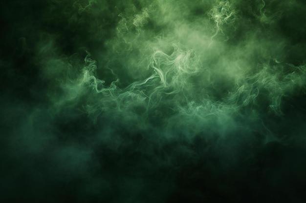 Green steam on a black background Design element Abstract texture