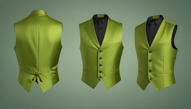 green suit vest waistcoat coat 8