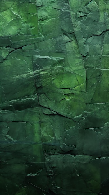 a green surface with cracks