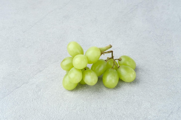 Green sweet grapes ripe harvest Delicious and healthy snack Selected focus