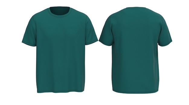 Photo a green t - shirt with the right side