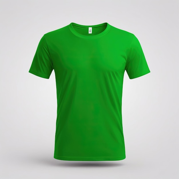 a green t shirt with a white logo on it