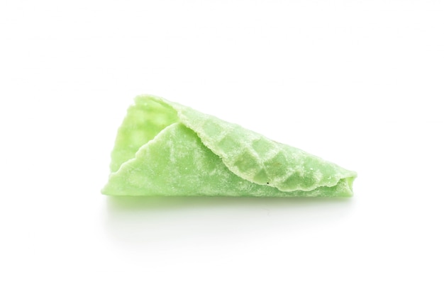 green tea wafer cone