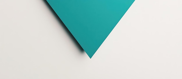 a green triangle is on a white background