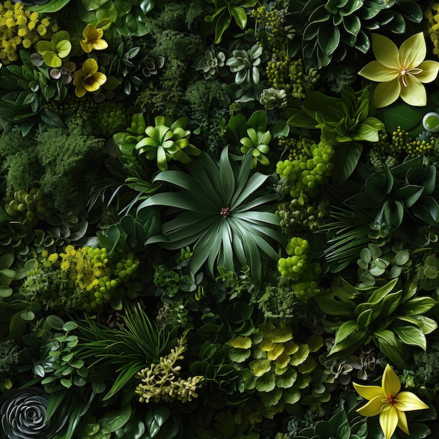 Green Wall Seamless Bringing the Outdoors In