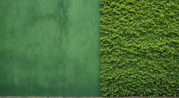 Photo a green wall with a green background that says quot a green wall quot