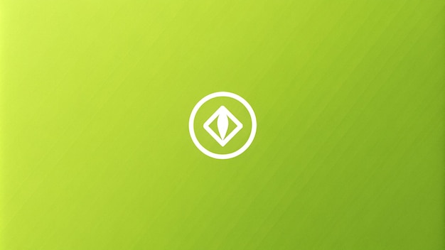 green wallpaper with letter logo