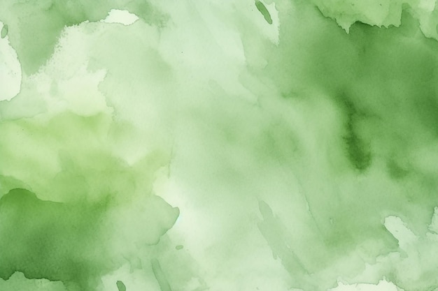 Green watercolor abstract background