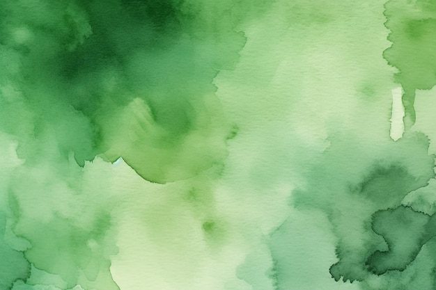 Green watercolor abstract background