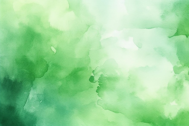 Green watercolor abstract background