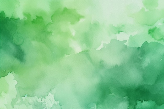 Green watercolor abstract background