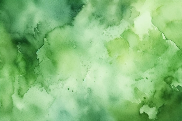 Green watercolor abstract background