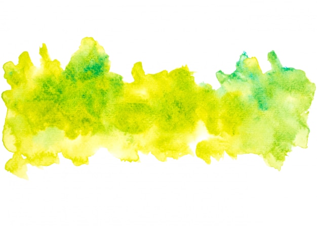 green watercolor stain shades paint stroke 