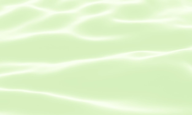 Green wave background Rippled cloth